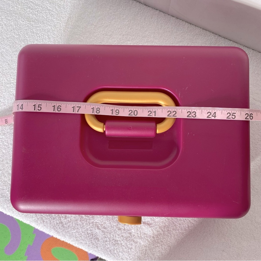 Vintage Caboodles Pink Plastic Makeup Storage Tackle Box - Picture 6 of 16